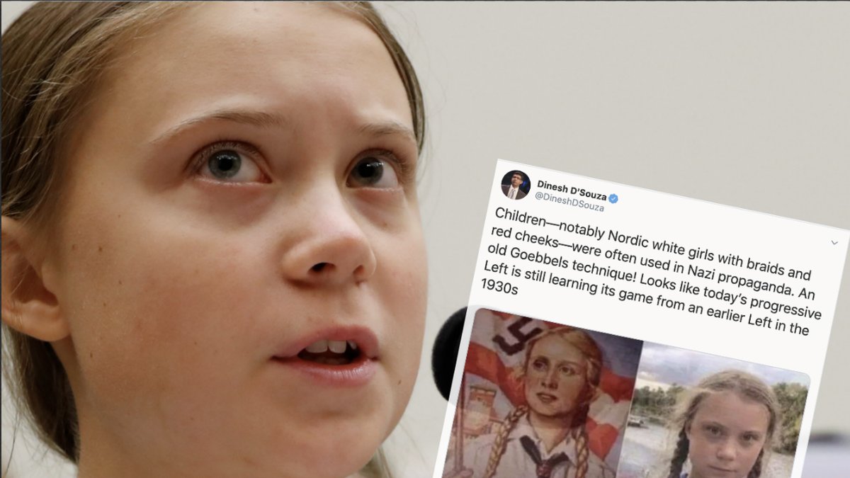 Greta Thunberg jämförs med nazistpropaganda från 1930-talet