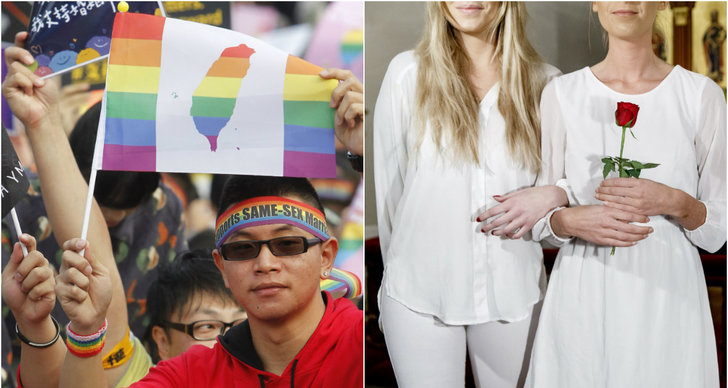 Samkönat äktenskap, Homosexualitet, HBTQ, Taiwan