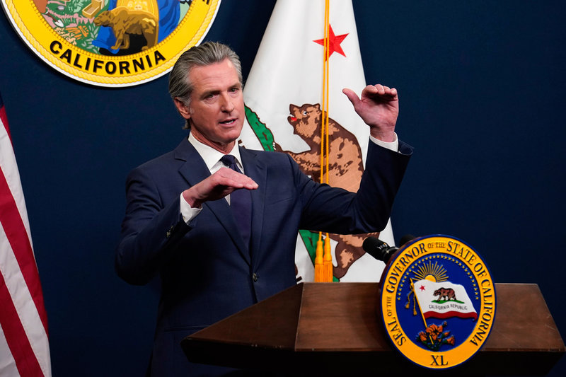 Kaliforniens guvernör Gavin Newsom.