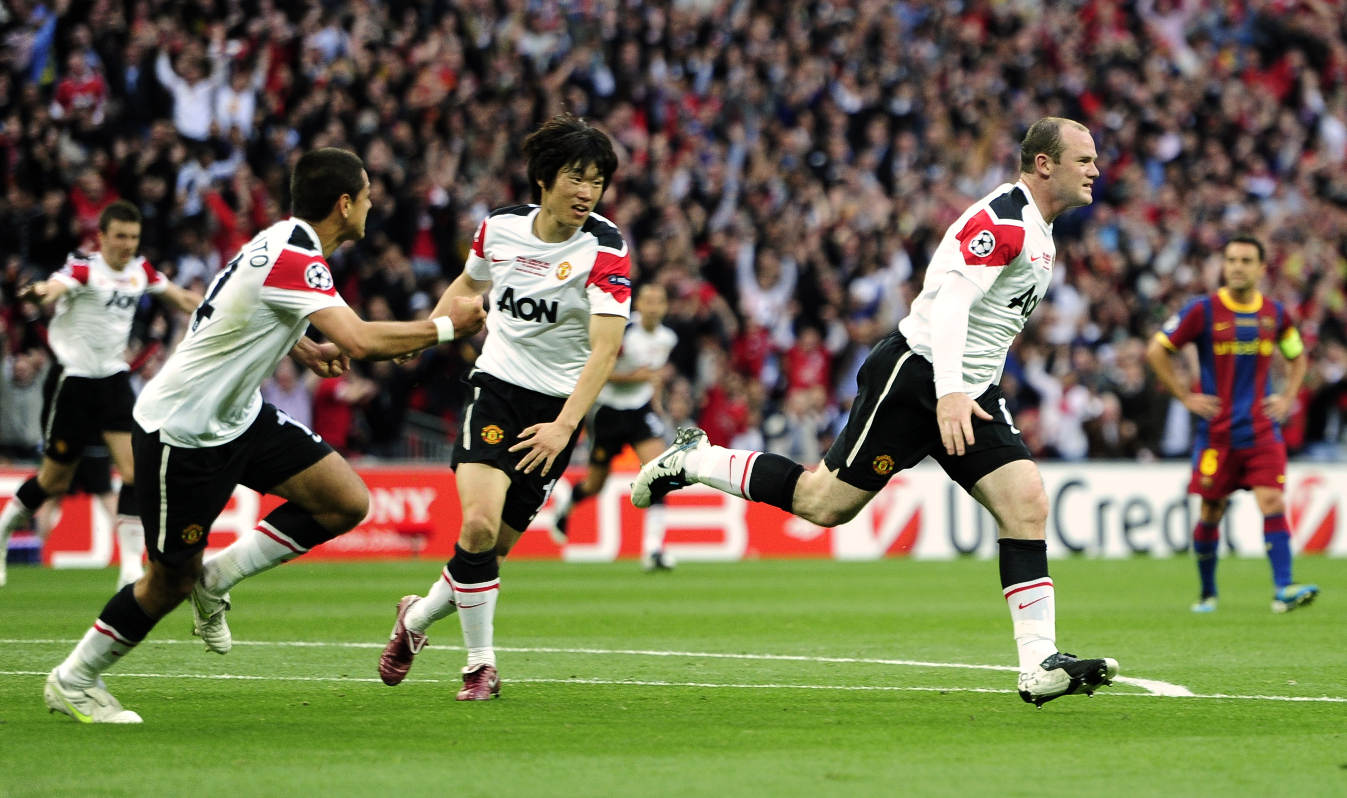 Wayne Rooney gjorde 1-1.