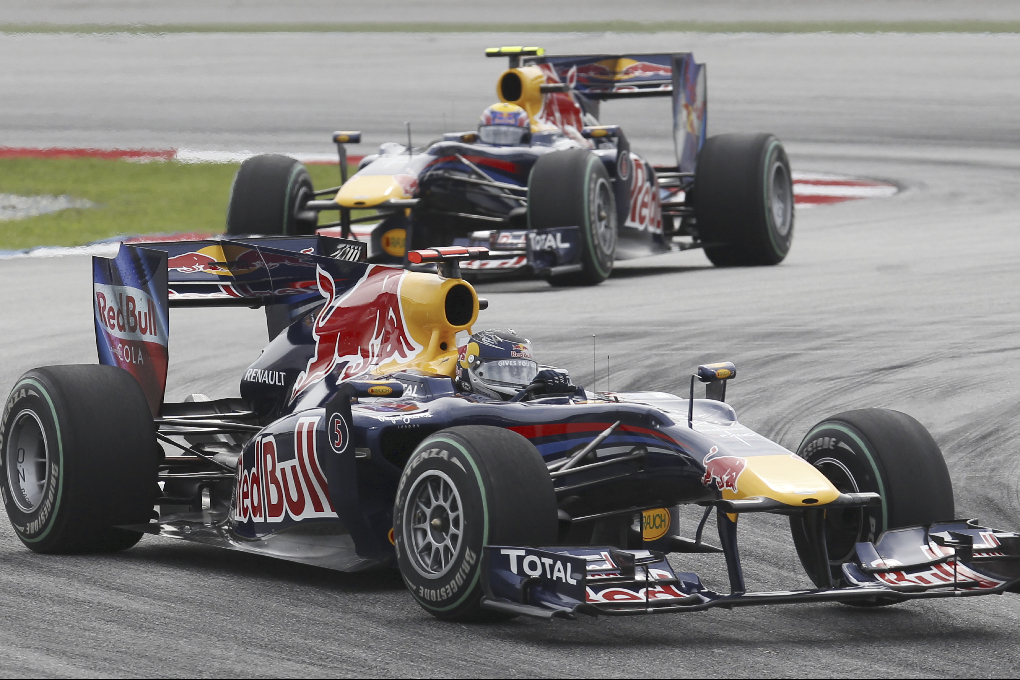 Red Bull tog en storslagen seger i Malaysian Grand Prix.