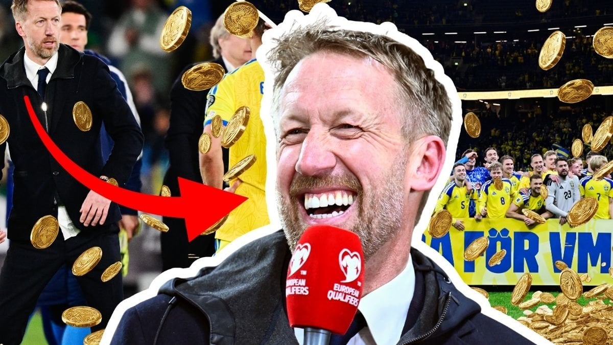 Miljonregn för Graham Potter – det blir VM-bonusen