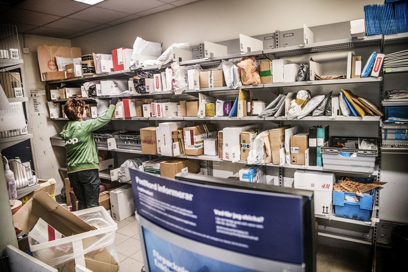 Det skickades över 300 miljoner paket i Sverige förra året. Foto:  Tomas Oneborg/SvD/TT