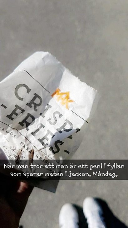 Sparad fyllemat Sparad fyllemat