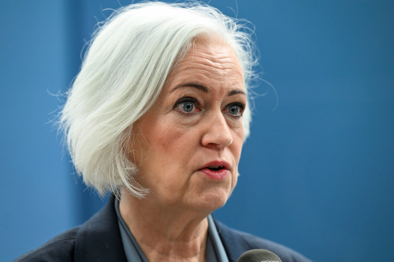 Sjukvårdsminister Acko Ankarberg Johansson (KD) kallar platsbristen i vården som alarmerande. Arkivbild.