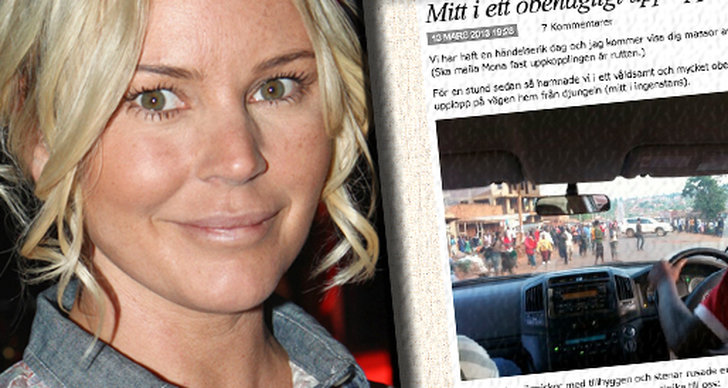 Graaf mitt i livshotande upplopp i Uganda