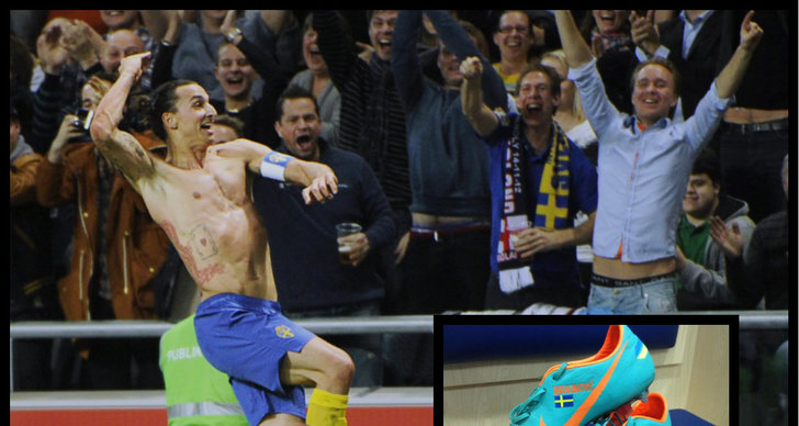 Utlottning, skor, Zlatan Ibrahimovic