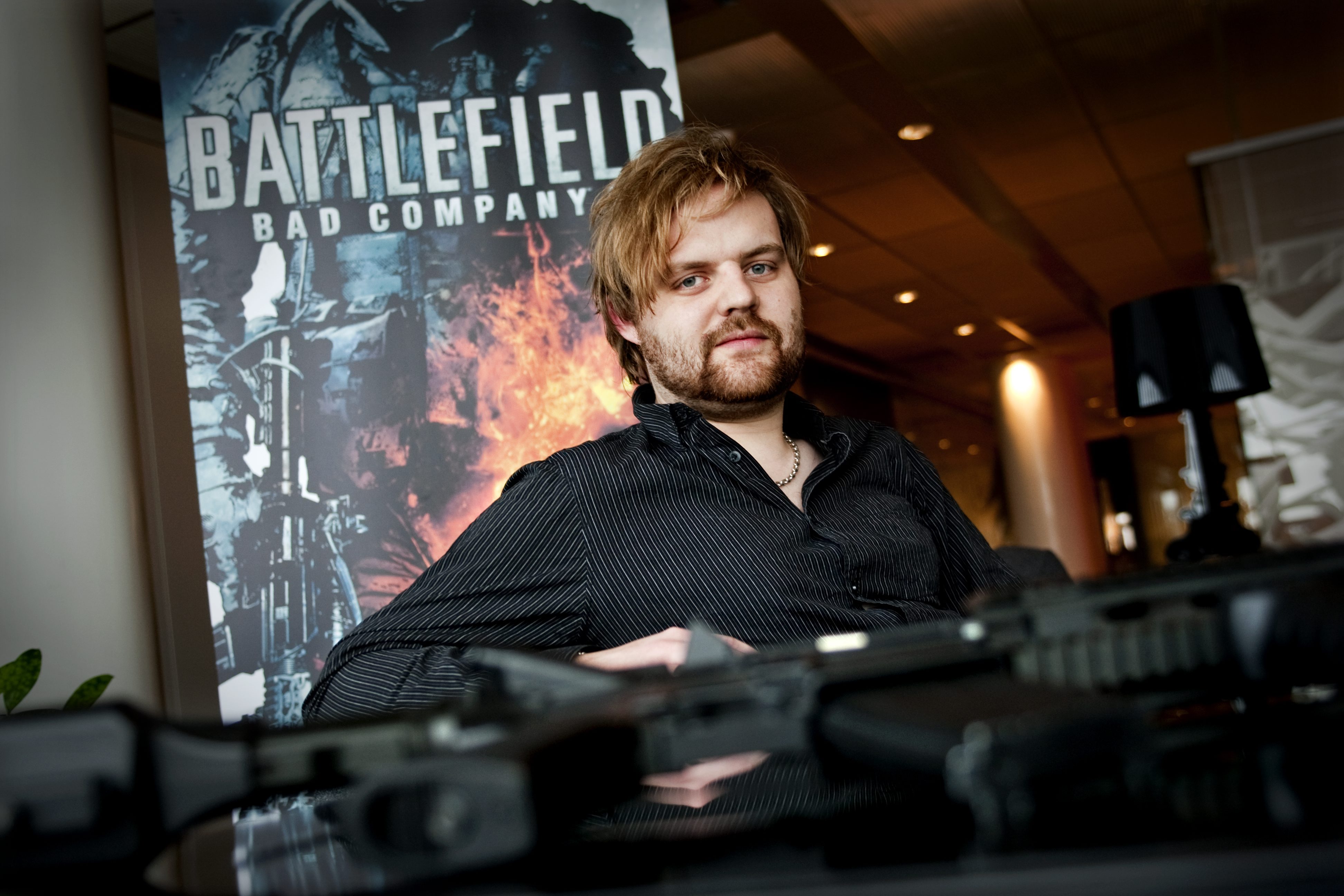 Kristoffer Bergqvist, speldesigner på Dice, som varit med och utvecklat Battlefieldserien.