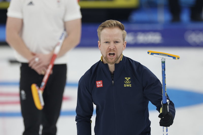 Vinnarskallen Niklas Edin fick sitt guld.