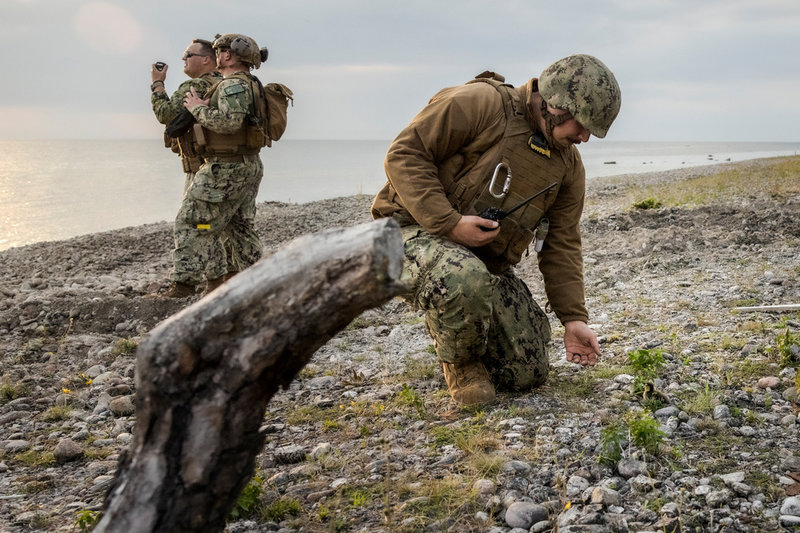 För många av de amerikanska soldaterna är det första gången som man nu får delta i en försvarsövning utanför USA:s gränser.