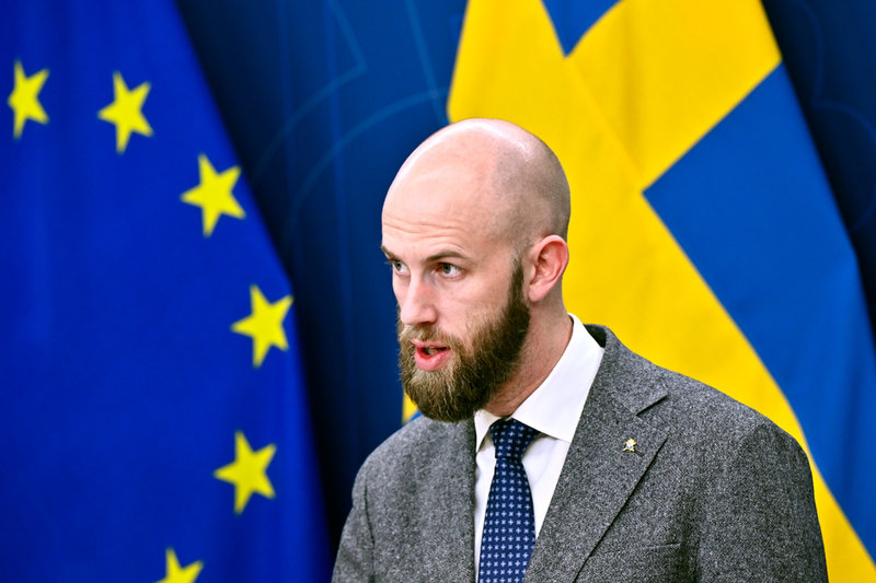 Minister för civilt försvar, Carl-Oskar Bohlin (M). Arkivbild.