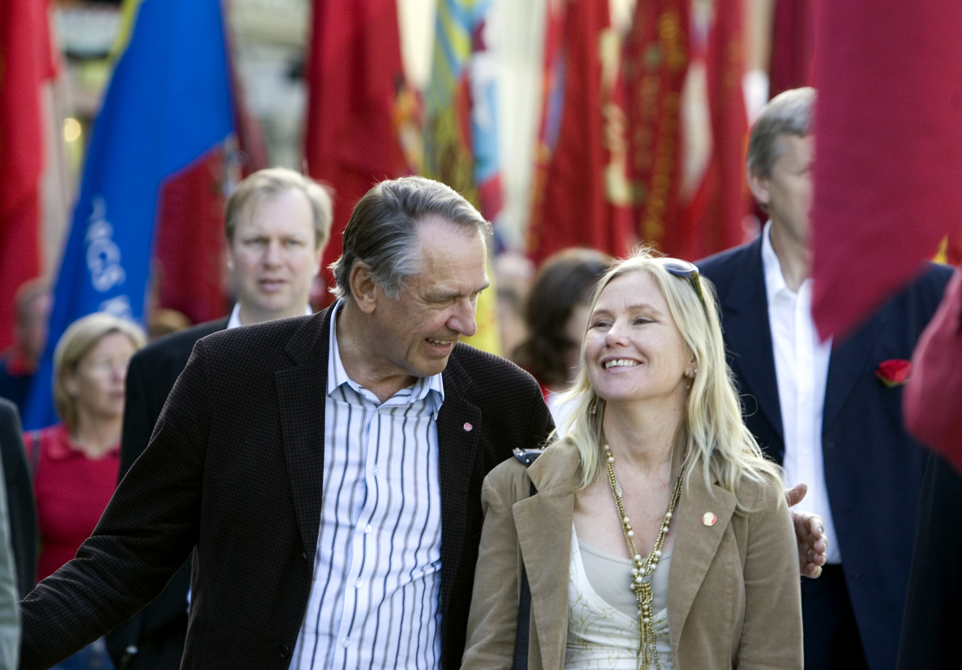 Anna Johansson tillsammans med Jan Eliasson