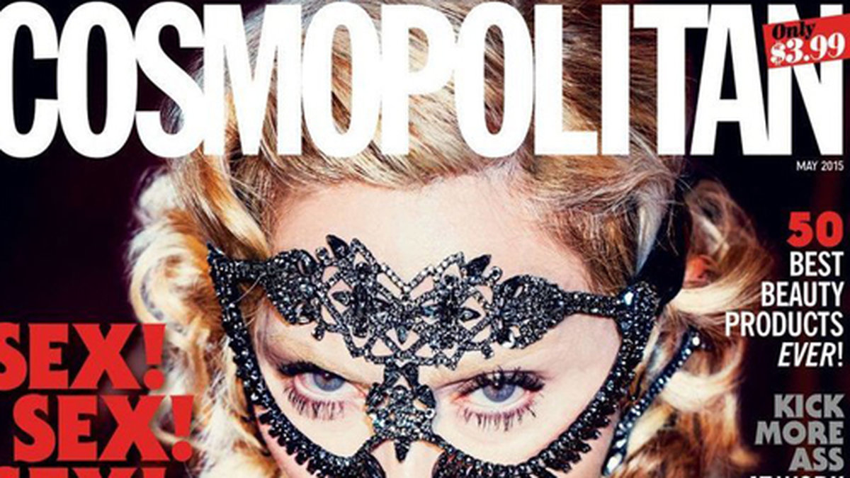Madonna på omslaget till Cosmopolitan. 
