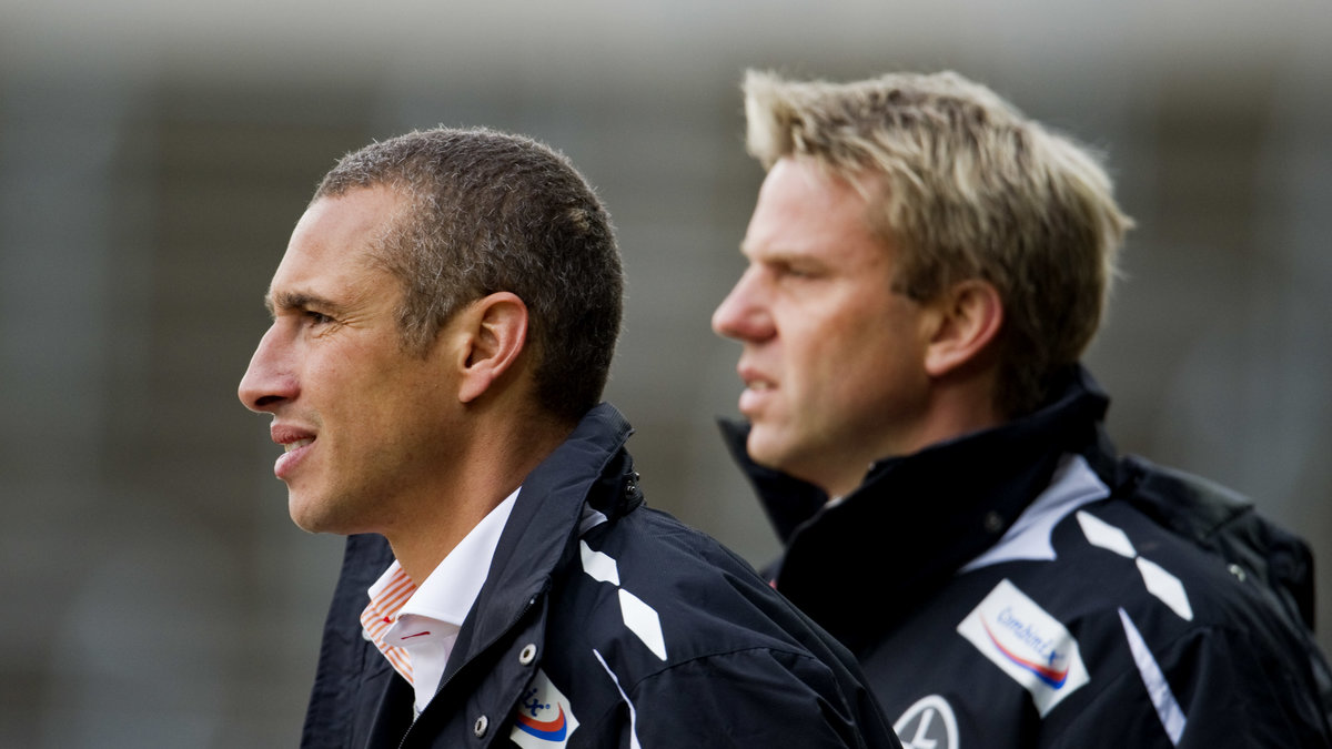 Hans Eklund har tidigare varit tränare i Landskrona tillsammans med Henrik Larsson.