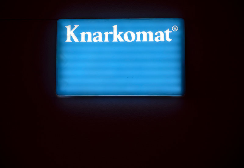 ”Knarkomat” av Tedde Twetman på Liljevalchs vårsalong i Stockholm.