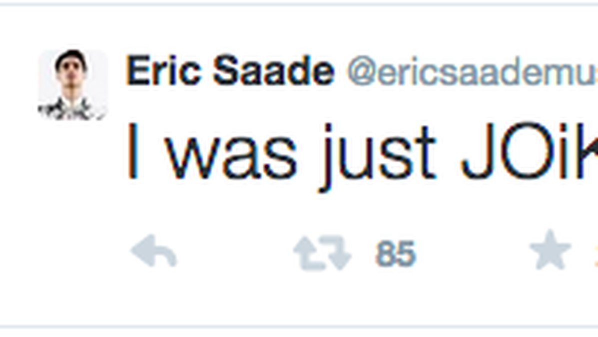 Eric svarade på kritiken...