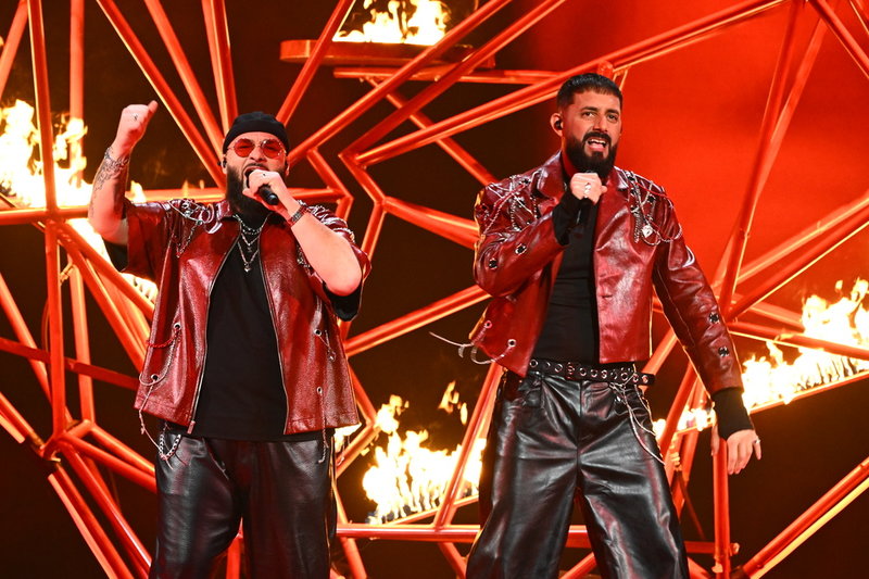 Medina med bidraget "Viva l'amor" blev trea i Melodifestivalfinalen.