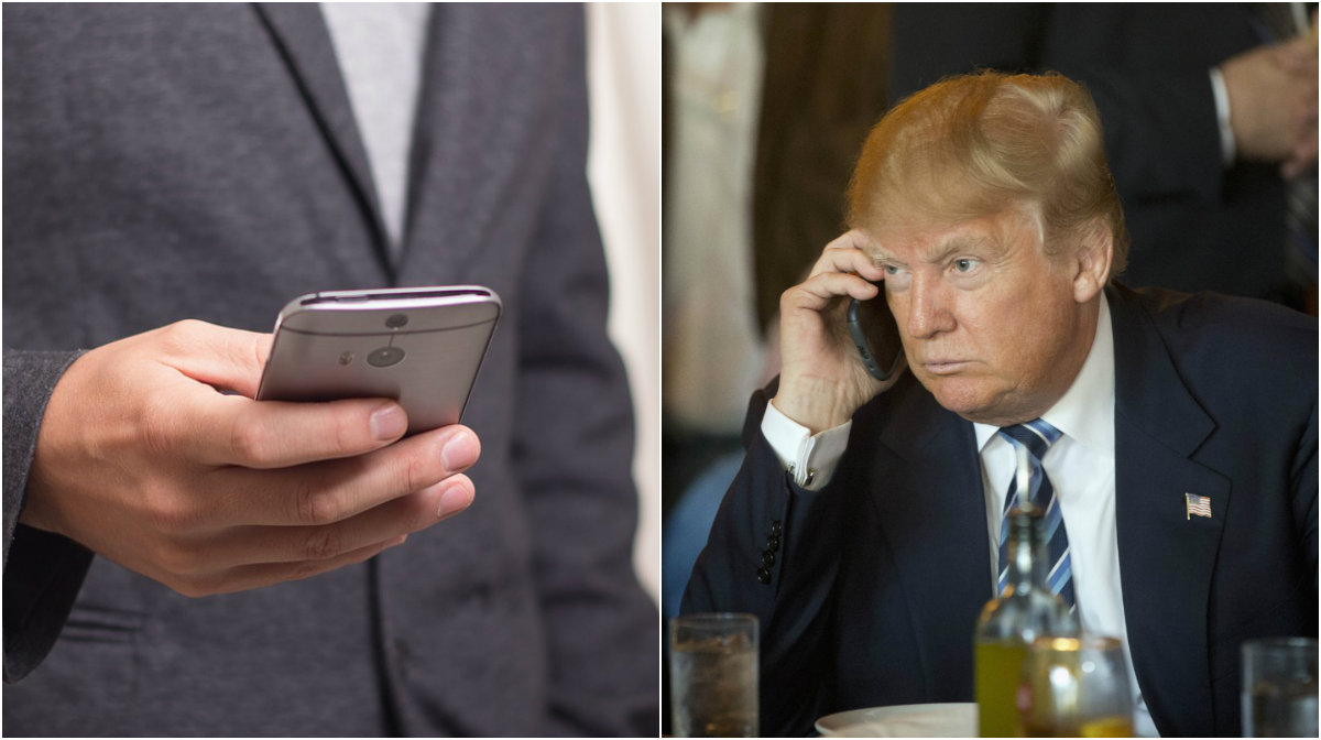 Vita huset, Mobiltelefon, Säkerhet, Donald Trump, USA