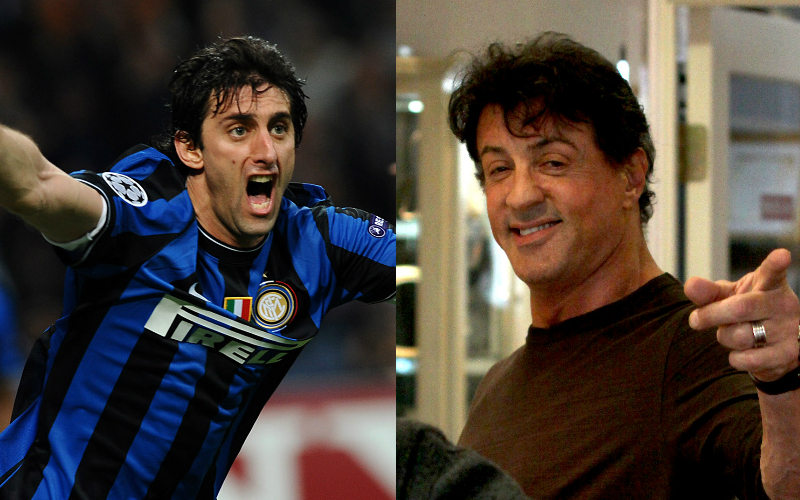 Diego Milito är en yngre, inte lika bitig Sylvester Stallone. Diego Milito är en yngre, inte lika bitig Sylvester Stallone.