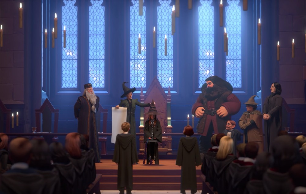 Sorteringshatten i Harry Potter: Hogwarts mystery Sorteringshatten i Harry Potter: Hogwarts mystery