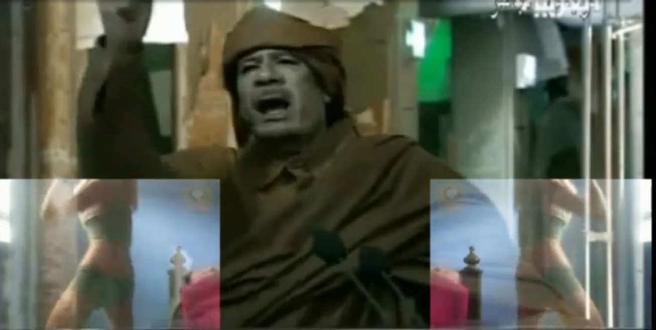 Muammar Khaddafi, musikvideo
