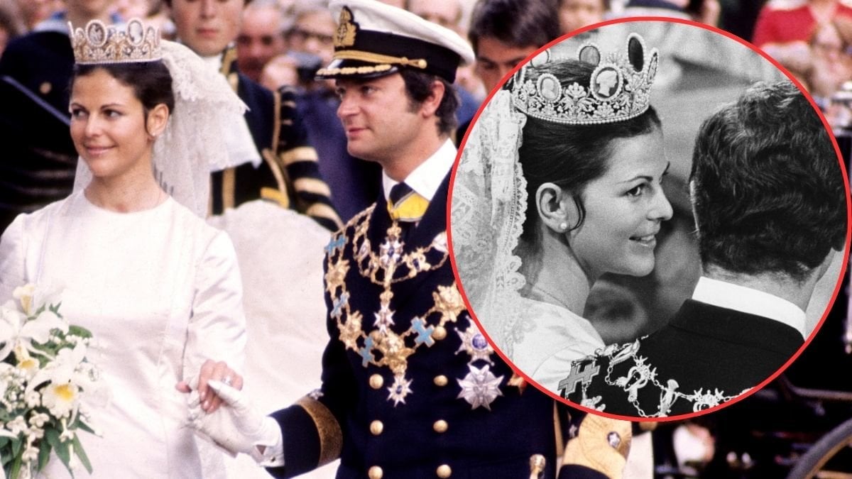 Det mumlade Silvia strax innan hon gifte sig med kungen