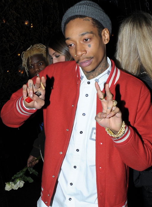 Wiz Khalifa på Tom Ford-fest i London. Wiz Khalifa på Tom Ford-fest i London.