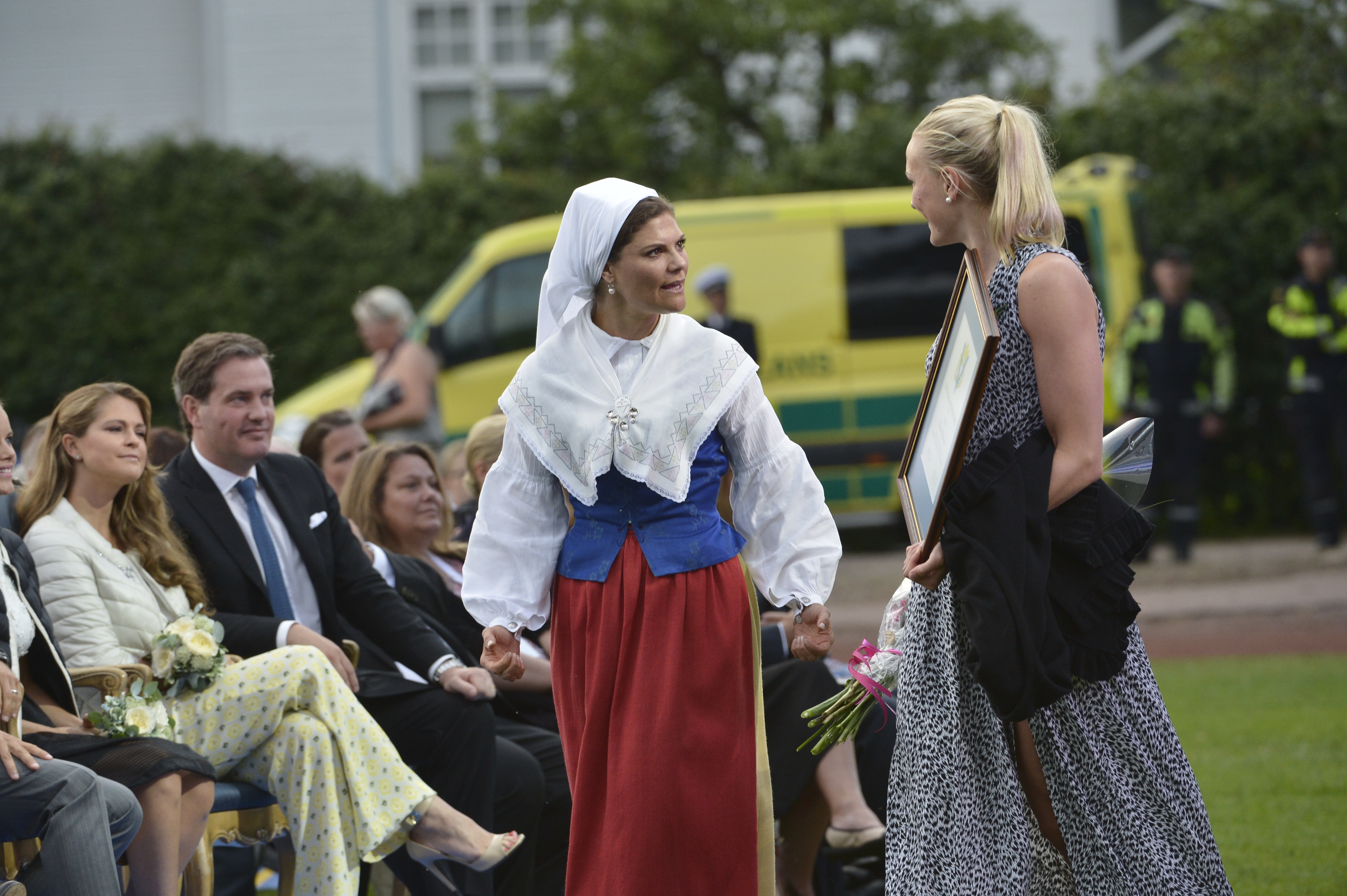 Kronprinssesan delade ut Victoriastipendiet. Kronprinssesan delade ut Victoriastipendiet.
