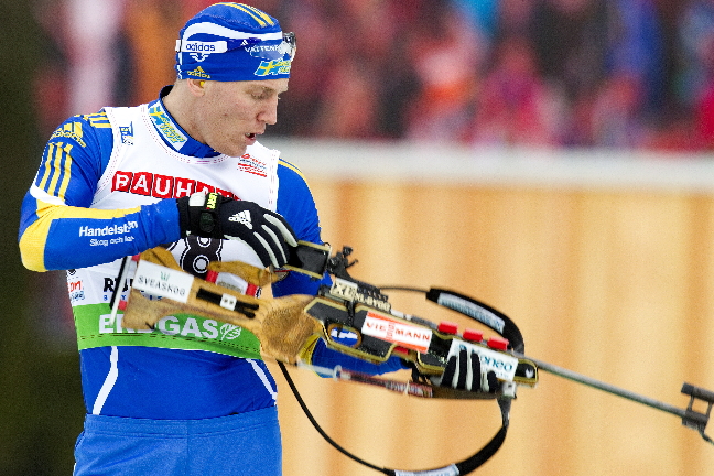 Skidskytte, Bjorn Ferry, Carl-Johan Bergman, skidor, Jaktstart