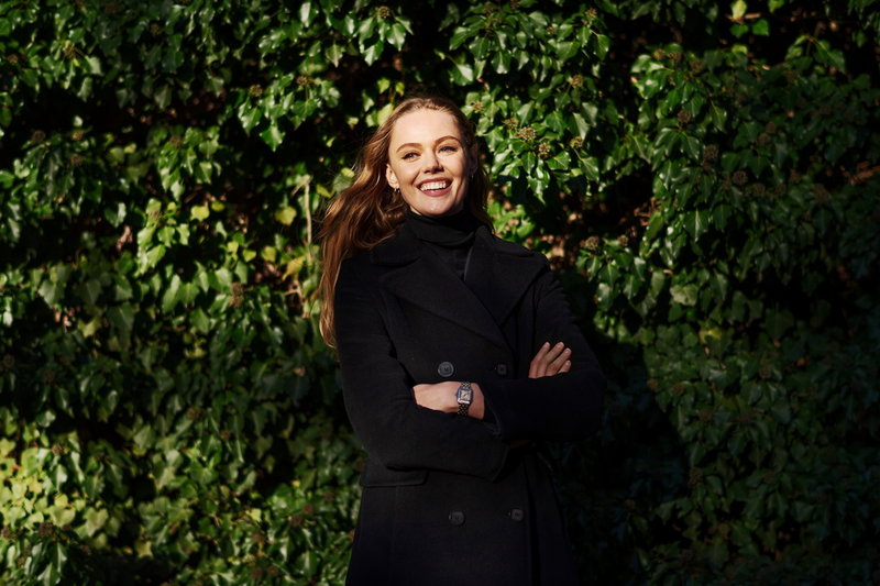 Frida Gustavsson har en bakgrund som fotomodell, men nu är det många år sedan hon lämnade den branschen för att skådespela på heltid.