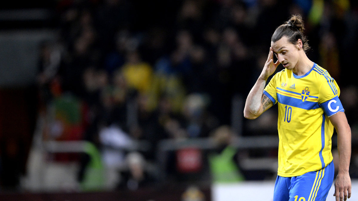 Zlatan och Sverige kommer inte delta i VM i Brasilien.