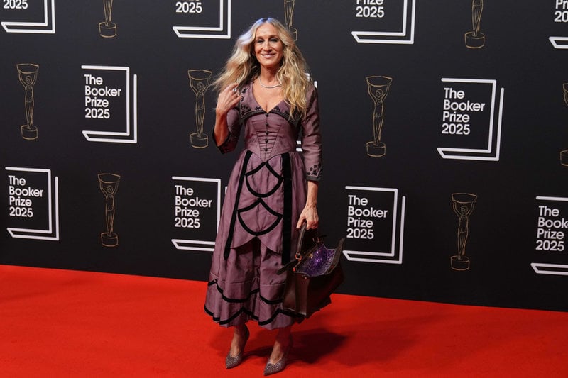 Skådespelaren och jurymedlemmen Sarah Jessica Parker anländer till galan i London.