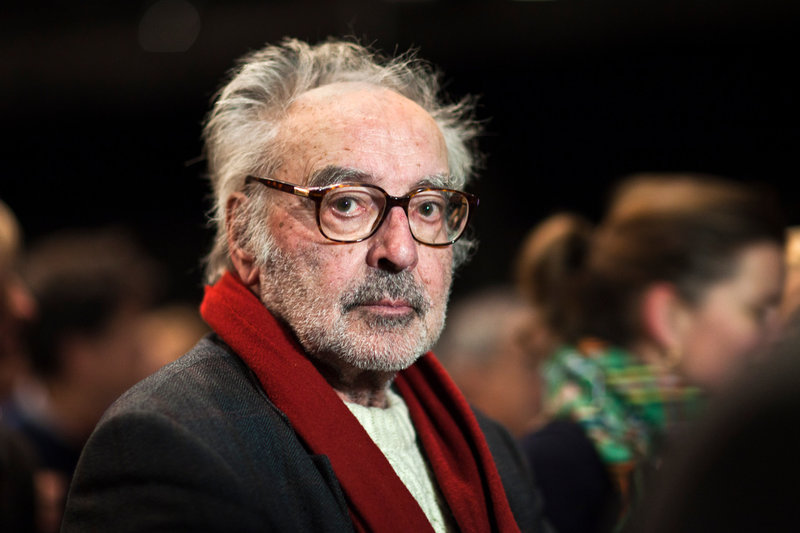 Jean-Luc Godard tilldelades en heders-Oscar 2010, samma år som bilden är tagen. Arkivbild.