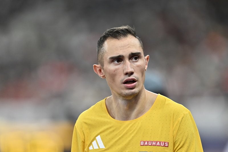 Thobias Montler under pågående VM i Tokyo.