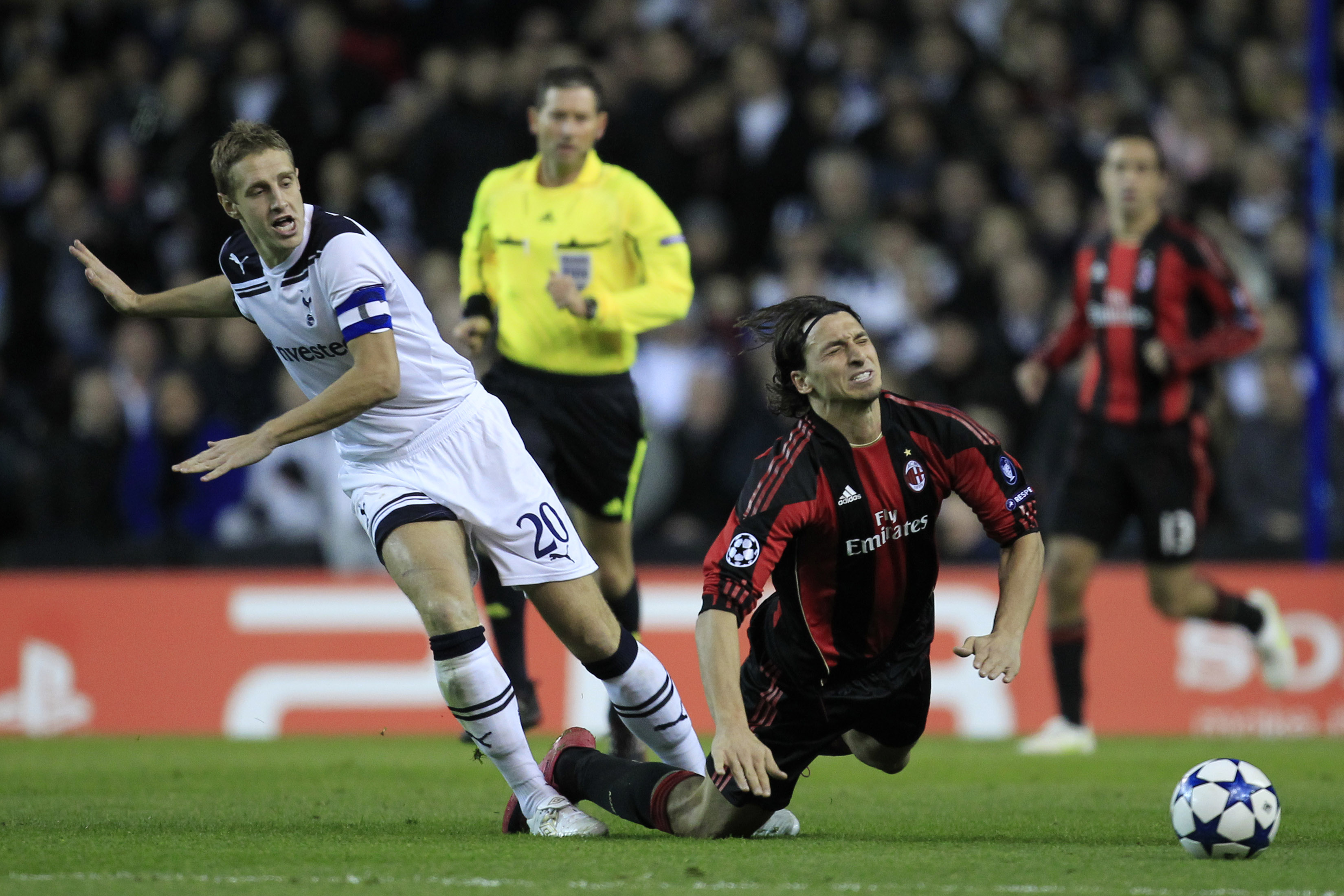 Zlatan Ibrahimovic - föll tungt mot Tottenham Hotspurs.