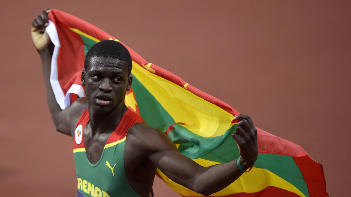 Blev Grenadas första medaljör någonsin. 