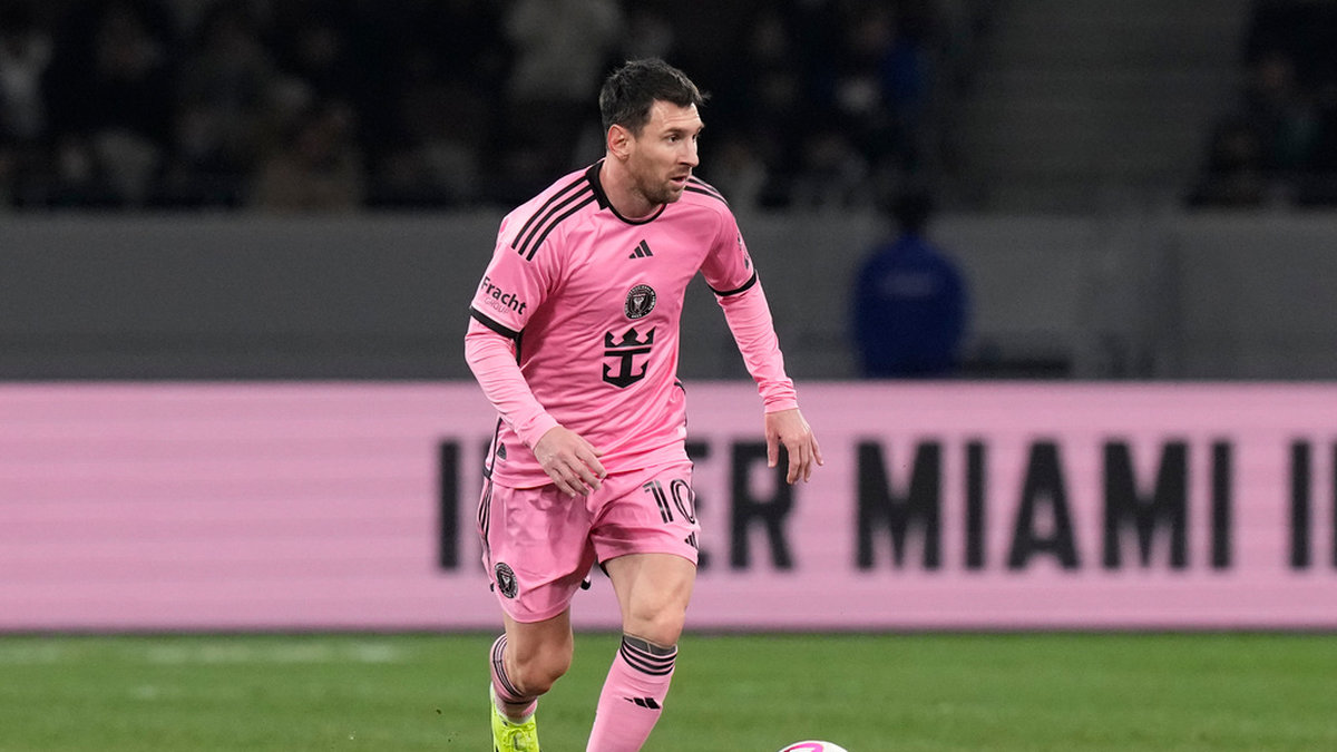 Lionel Messi hoppade in i Inter Miamis senaste match i Tokyo.