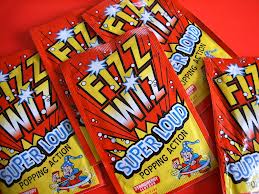 Fizzy-pulver som smällde i munnen. Fizzy-pulver som smällde i munnen.