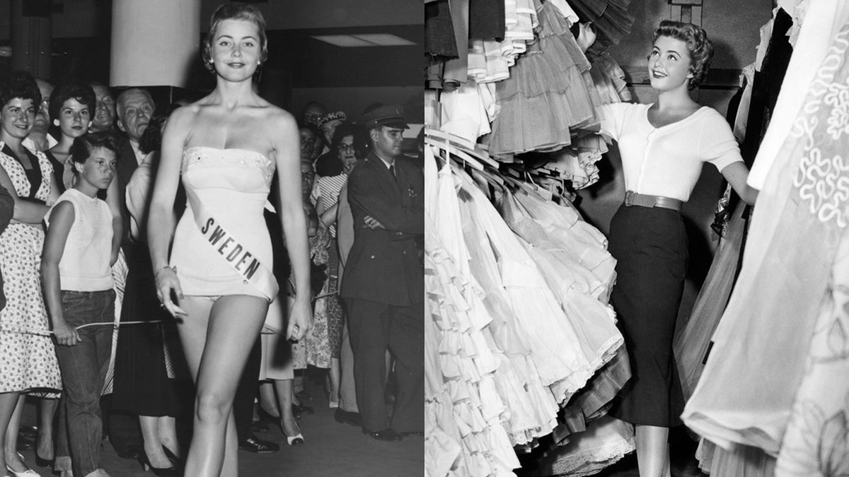 Vi har haft tre svenska vinnare av Miss Universum genom åren. Först ut var Hillevi Rombin 1955, på bilderna ovan. 1966 tog Margareta Arvidsson hem förstaplatsen. 1984 vann Yvonne Ryding.