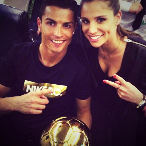 Ronaldo och Lucia firade Ronaldos tredje Ballon d’Or. 