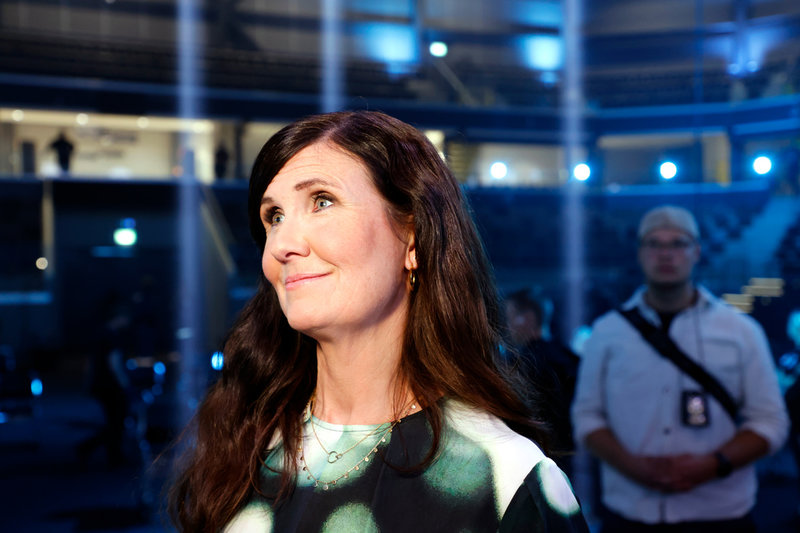 Miljöpartiets språkrör Märta Stenevi (MP). Arkivbild.
