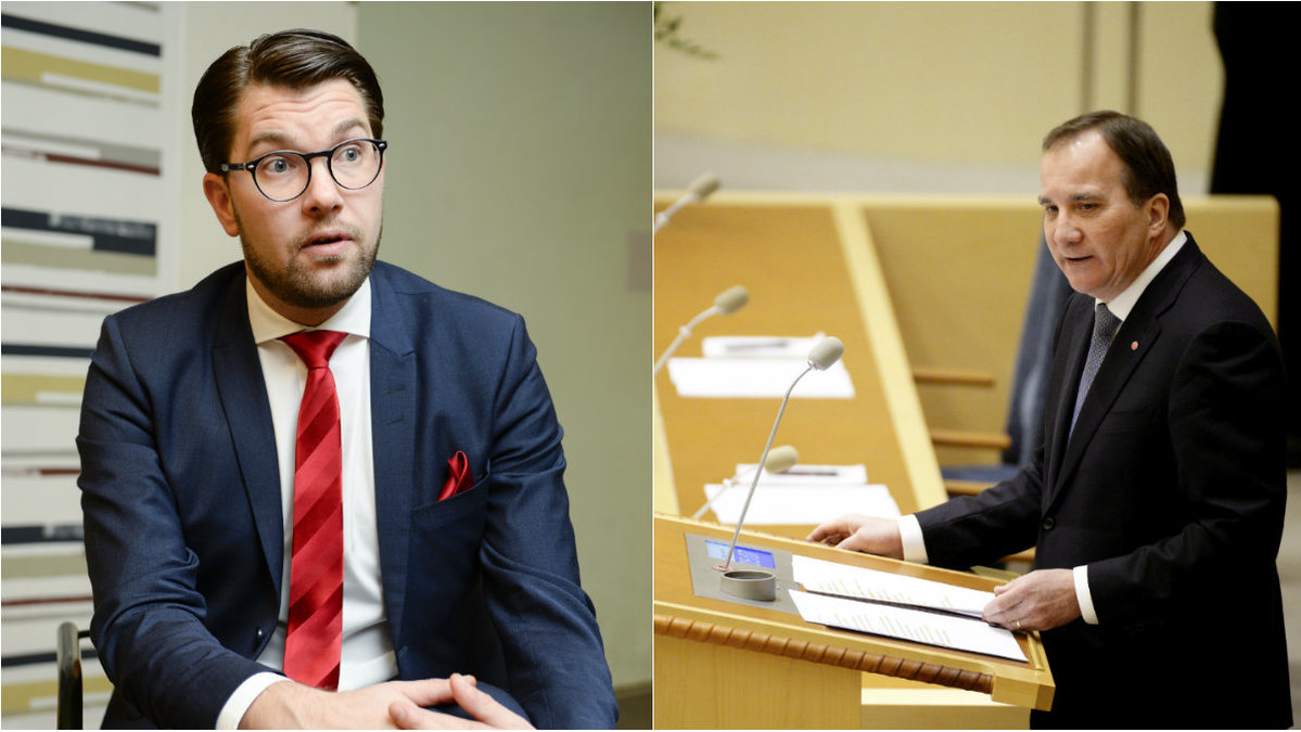 Det blev en het debatt i dag mellan Åkesson och Löfven. 
