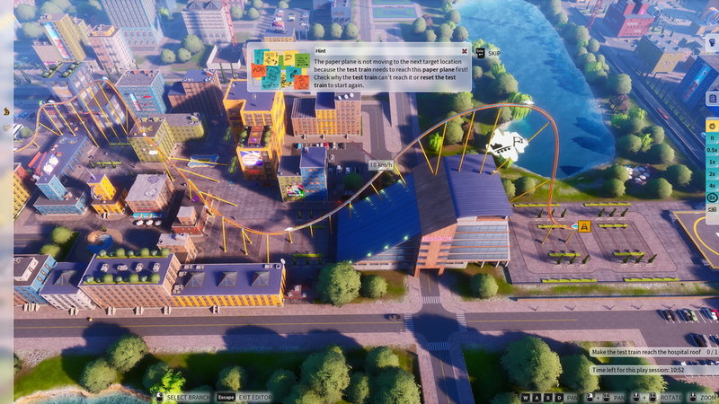 Att bygga en bergochdalbana ska vara busenkelt, även med handkontroll, lovar Limbic. Pressbild.