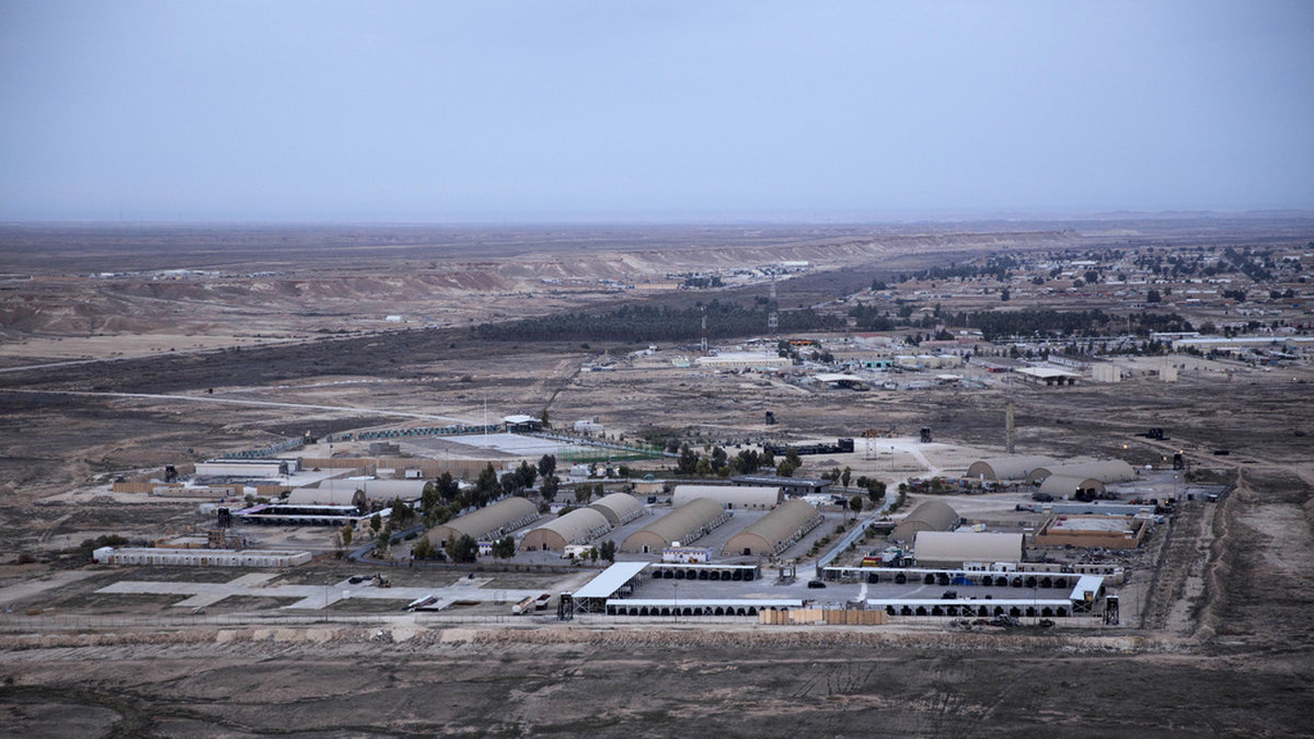 Bild på flygbasen Ain al-Asad i västra Irak, tagen i december 2019.