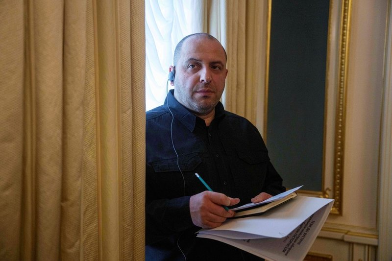 Ukrainas chefsförhandlare Rustem Umjerov i Kiev i fjol.