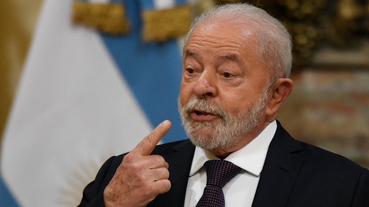 Brasiliens president Luiz Inácio 'Lula' da Silva under veckans kontinentala Celac-toppmöte i Buenos Aires. Arkivfoto.