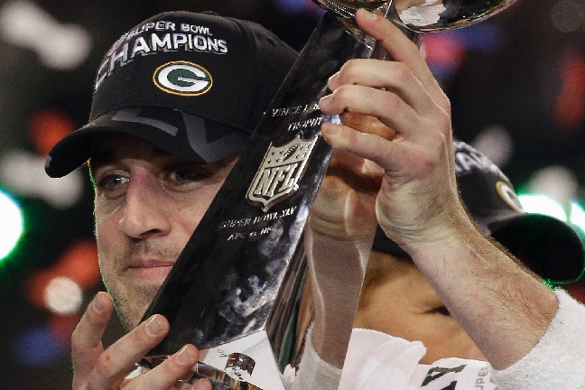 Aaron Rodgers tog sitt Green Bay Packers hela vägen fram till en Super Bowl-seger ifjol.