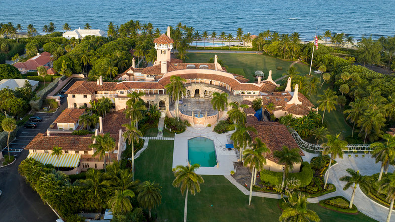 USA:s tidigare president <strong>Donald Trumps</strong> Floridaresidens Mar-a-Lago. Arkivbild.