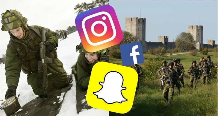 Försvarsmakten, Smartphone, Regler, Lumpen, instagram, Snapchat