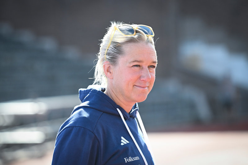 Kajsa Bergqvist är svensk förbundskapten.
